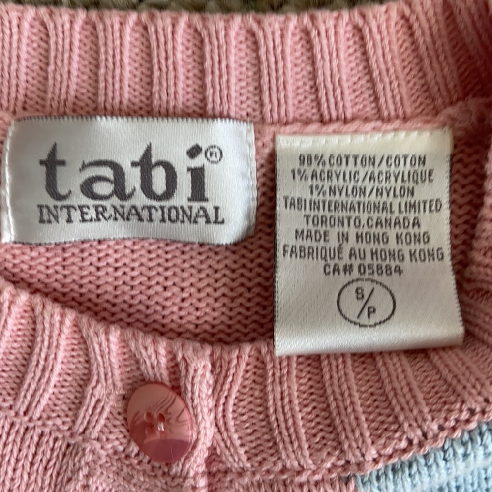 💙SOLD VINTAGE NWT TABI EASTER CARDIGAN SP - Picture 7 of 10